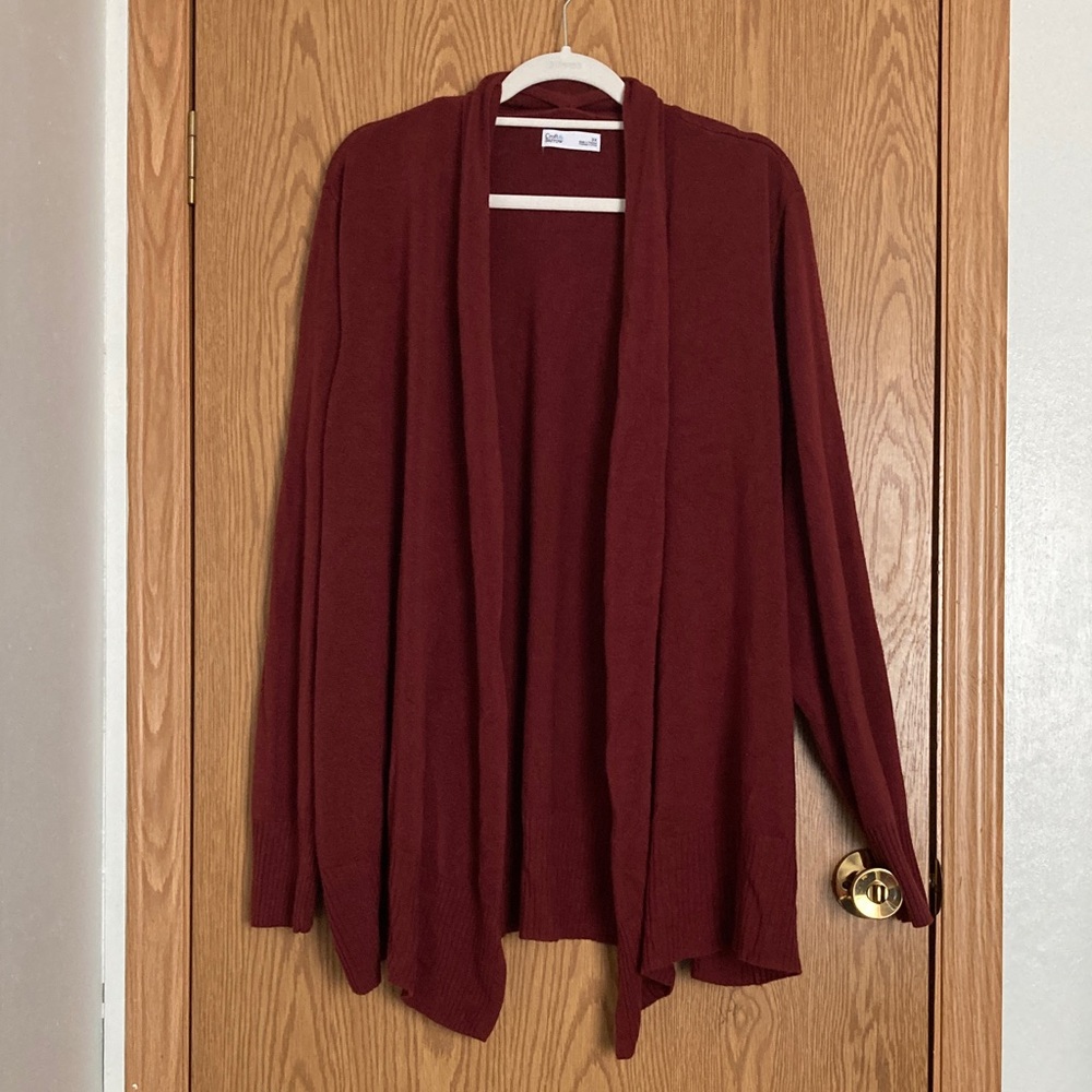 Croft & Barrow Burgundy Cardigan